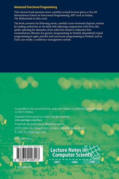 Produktbild: Advanced Functional Programming