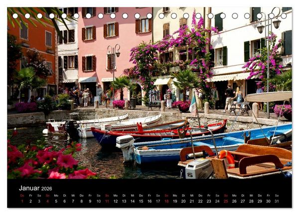 Produktbild: Gardasee / CH-Version (Tischkalender 2026 DIN A5 quer), CALVENDO Monatskalender