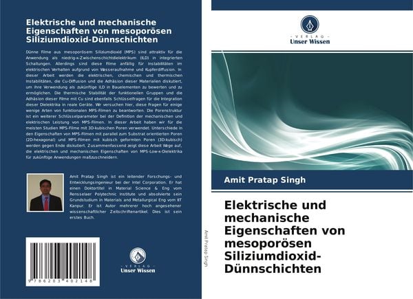 Produktbild: Elektrische und mechanische Eigenschaften von mesopor&ouml;sen Siliziumdioxid-D&uuml;nnschichten