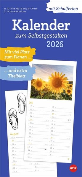 Produktbild: Kalender zum Selbstgestalten 2026