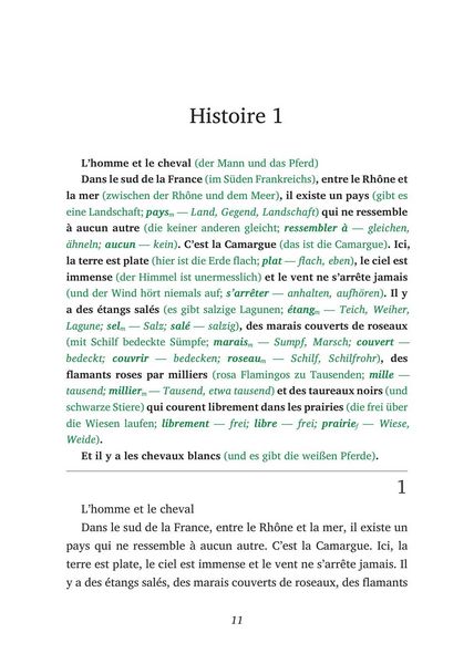 Produktbild: Le Cheval Blanc de Camargue - Franz&ouml;sisch lernen mit lustigen Kurzgeschichten A1-A2 (+ Audio-CD)
