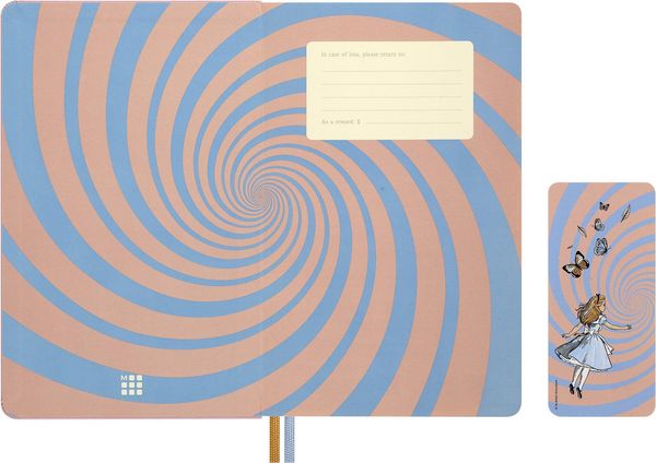 Produktbild: Moleskine Alice im Wunderland 12 Monate Wochen-Notizkalender 2027, L/A5, 1 Wo = 1 Seite, fester Einband