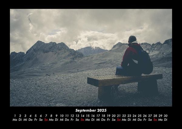Produktbild: Bergige Welten 2025 Fotokalender DIN A3