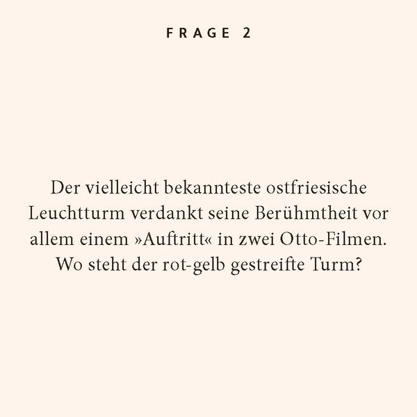 Produktbild: Ostfriesland-Quiz