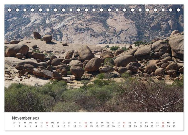 Produktbild: Namibia - Landschaftseindr&uuml;cke (Tischkalender 2027 DIN A5 quer), CALVENDO Monatskalender