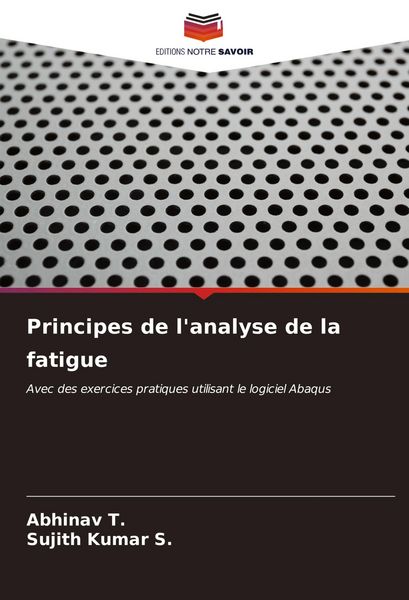 Produktbild: Principes de l'analyse de la fatigue