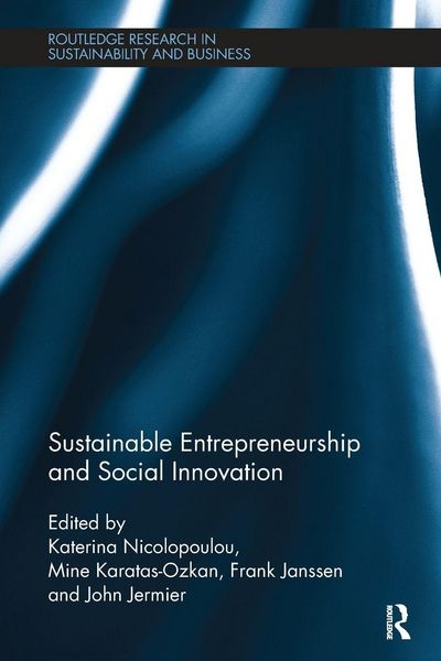 Produktbild: Sustainable Entrepreneurship and Social Innovation