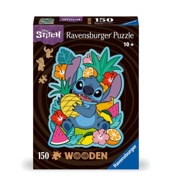 Ravensburger - Wooden Puzzle - Disney Stitch, 150 Teile