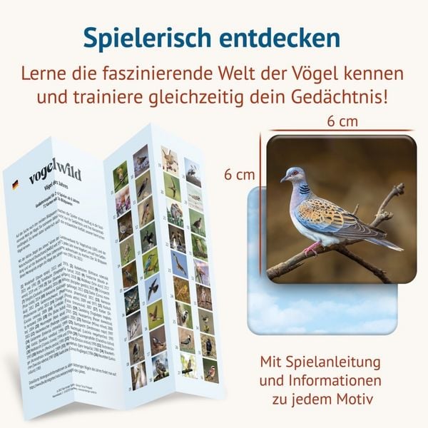 Produktbild: Vogelwild - Memospiel
