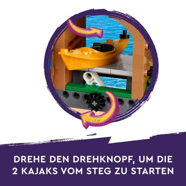 Produktbild: LEGO Friends Abenteuercamp mit Kayak, Camping-Spielzeug 42626