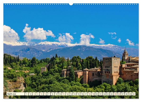 Produktbild: Idyllisches Andalusien (hochwertiger Premium Wandkalender 2026 DIN A2 quer), Kunstdruck in Hochglanz