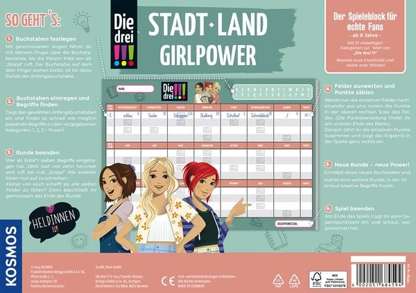 Produktbild: Die drei !!! Stadt Land Girlpower