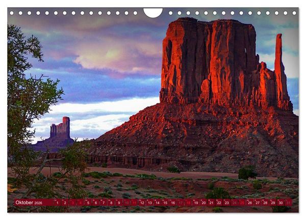 Produktbild: Arizona &bull; Impressionen (Wandkalender 2026 DIN A4 quer), CALVENDO Monatskalender