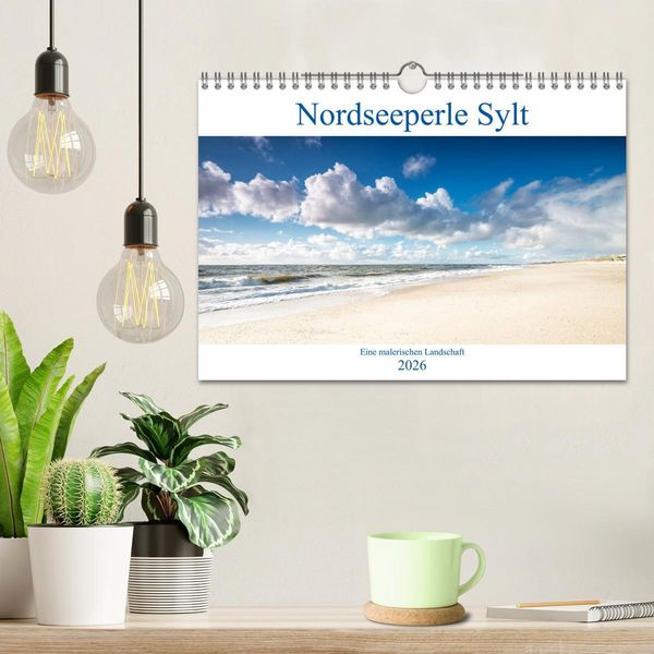 Produktbild: Nordseeperle Sylt (Wandkalender 2026 DIN A4 quer), CALVENDO Monatskalender