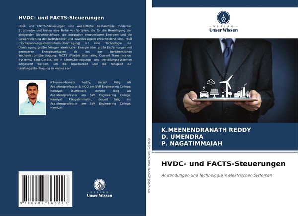 HVDC- und FACTS-Steuerungen, Taschenbuch von K. Meenendranath Reddy , D. Umendra , P. Nagatimmaiah, Verlag Unser Wissen, 9786207660223