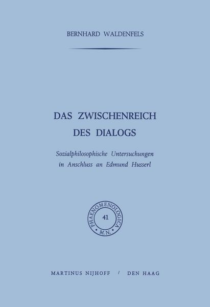 Produktbild: Das Zwischenreich des Dialogs