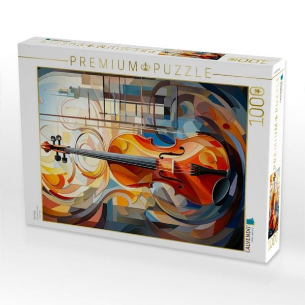 Produktbild: CALVENDO Puzzle Die Geige | 1000 Teile Lege-Gr&ouml;&szlig;e 64x48cm Foto-Puzzle f&uuml;r gl&uuml;ckliche Stunden