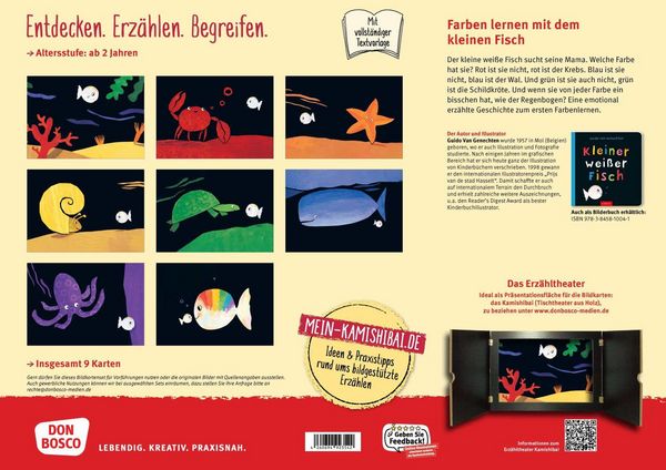 Produktbild: Kleiner wei&szlig;er Fisch. Kamishibai Bildkartenset