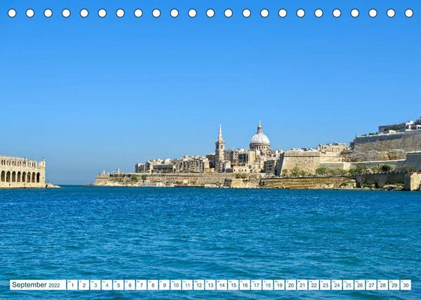 Produktbild: Malerisches Malta - Idylle im Mittelmeer (Tischkalender 2022 DIN A5 quer)