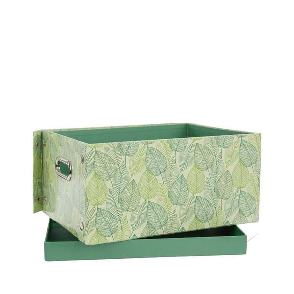Produktbild: Idena Aufbewahrungsbox faltbar gr&uuml;n 37,5x28x18cm