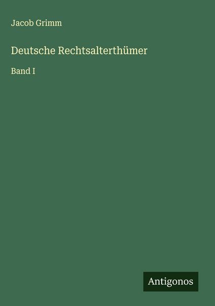 Produktbild: Deutsche Rechtsalterth&uuml;mer
