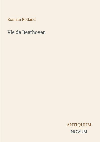 Produktbild: Vie de Beethoven