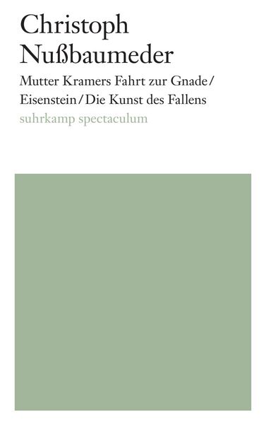 Produktbild: Mutter Kramers Fahrt zur Gnade/Eisenstein/Die Kunst des Fallens