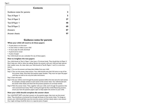 Produktbild: 11+ Verbal Reasoning, Non-Verbal Reasoning & Maths Practice Papers (Bumper Book with 4 sets of tests)