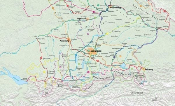 Produktbild: Bayern mit dem Rad erleben