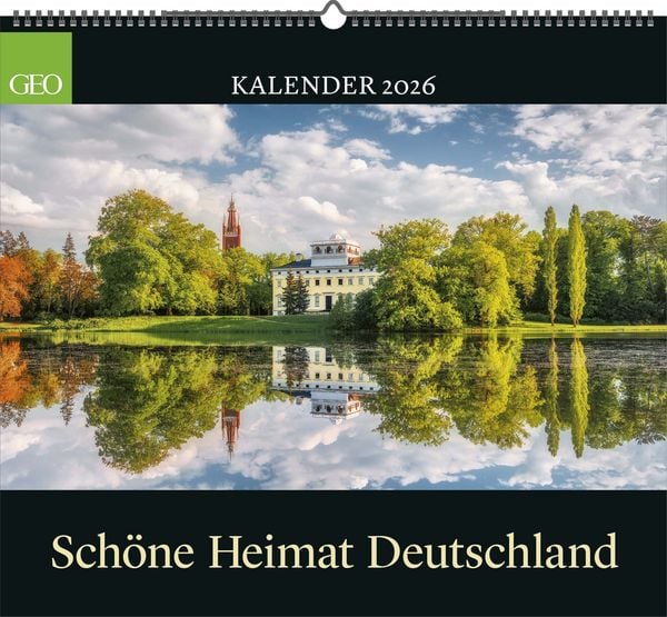 GEO - Schöne Heimat Deutschland 2026 – Wandkalender 50x45 cm, Poster-Kalender mit Landschaftsfotografie, 12 Monatsblätter & Spiralbindung für Heimat-