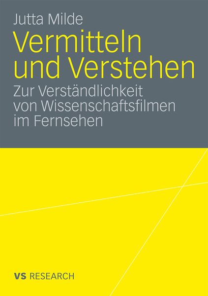 Vermitteln und Verstehen, Taschenbuch von Jutta Milde, VS Verlag für Sozialwissenschaften, 9783531166018