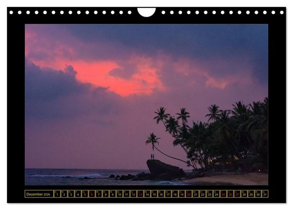 Produktbild: Sri Lanka - Landschaft und Kultur (Wandkalender 2026 DIN A4 quer), CALVENDO Monatskalender