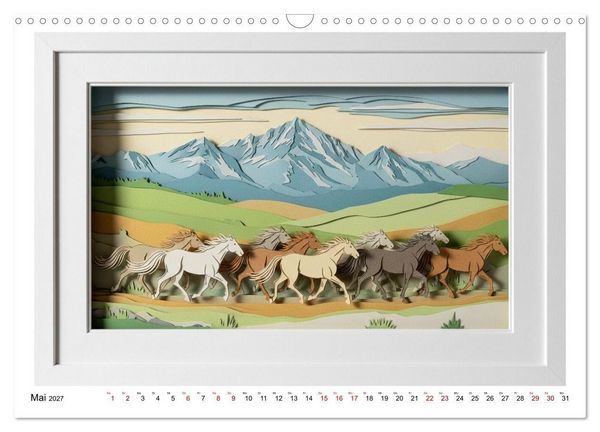 Produktbild: Wild West Dioramas (Wandkalender 2027 DIN A3 quer), CALVENDO Monatskalender