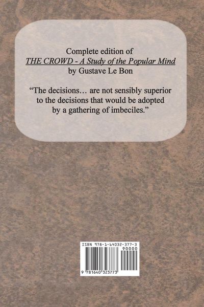 Produktbild: The Crowd: A Study of the Popular Mind