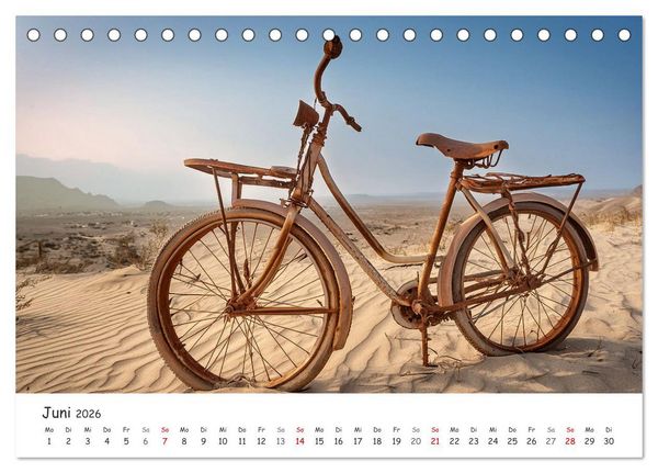 Produktbild: KI - Lost Places aus dem Rechner (Tischkalender 2026 DIN A5 quer), CALVENDO Monatskalender