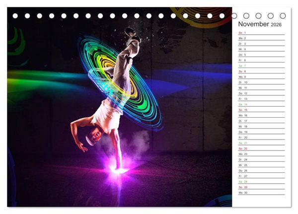 Produktbild: HipHopDance (Tischkalender 2026 DIN A5 quer), CALVENDO Monatskalender