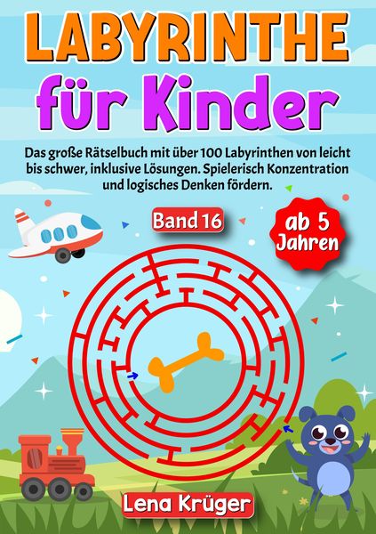 Labyrinthe für Kinder ab 5 Jahren - Band 16, Taschenbuch von Lena Krüger, Tredition, 9783384170941