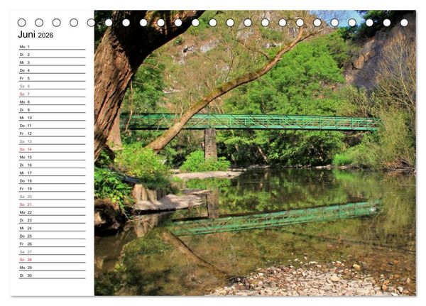 Produktbild: Die sch&ouml;nsten Landschaften in Deutschland - Das Ahrtal (Tischkalender 2026 DIN A5 quer), CALVENDO Monatskalender