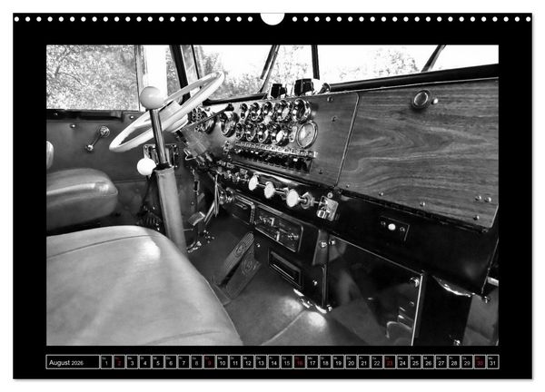 Produktbild: Kenworth W900A EXTHD - in schwarzwei&szlig; (Wandkalender 2026 DIN A3 quer), CALVENDO Monatskalender