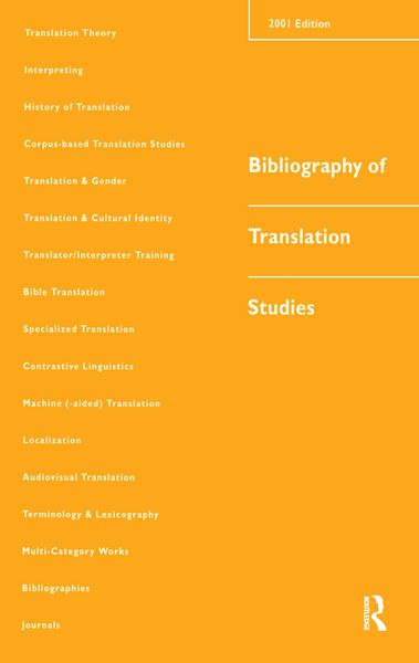 Produktbild: Bibliography of Translation Studies: 2001