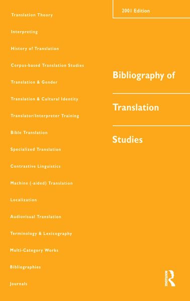 Produktbild: Bibliography of Translation Studies: 2001