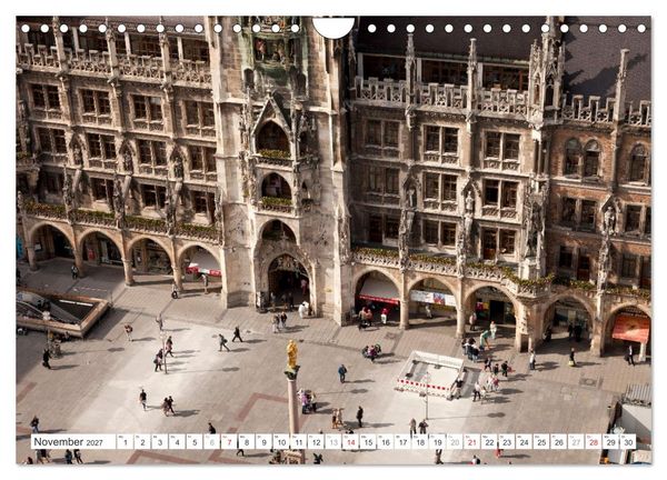 Produktbild: Bayerns Hauptstadt: M&uuml;nchen (Wandkalender 2027 DIN A4 quer), CALVENDO Monatskalender
