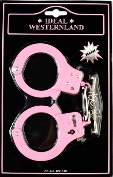 Produktbild: Handschellen PINK lackiert