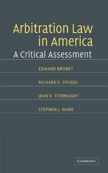 Produktbild: Arbitration Law in America