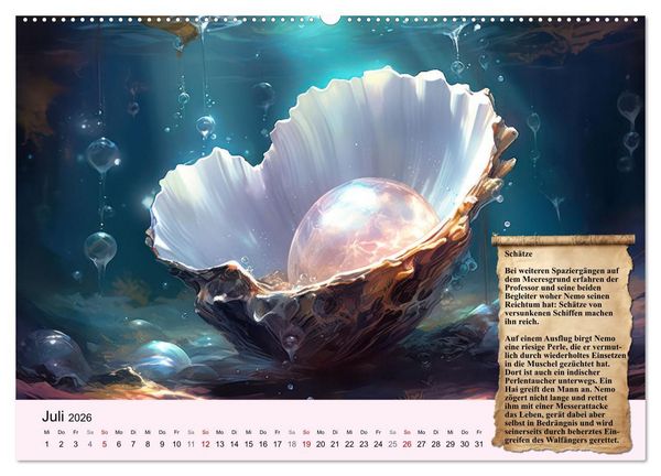 Produktbild: Reise unter dem Meer (hochwertiger Premium Wandkalender 2026 DIN A2 quer), Kunstdruck in Hochglanz