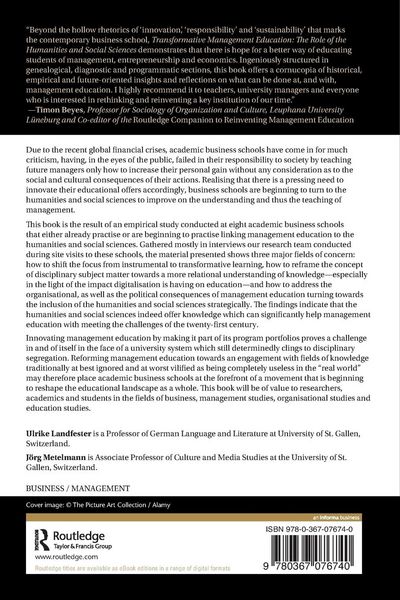 Produktbild: Transformative Management Education