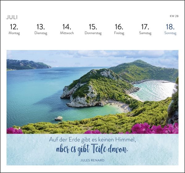 Produktbild: Postkartenkalender 2027: Tr&auml;ume vom Meer
