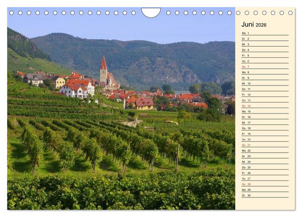 Produktbild: Die Wachau - Bezaubernde Orte an der Donau (Wandkalender 2026 DIN A4 quer), CALVENDO Monatskalender