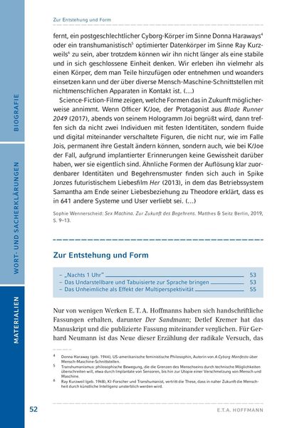 Produktbild: Der Sandmann von E. T. A. Hoffmann (Textausgabe)