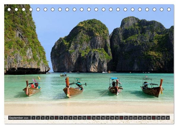 Produktbild: Thailand Journey (Tischkalender 2026 DIN A5 quer), CALVENDO Monatskalender